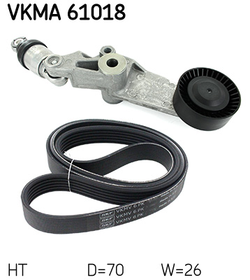 SKF VKMA 61018 Keilrippenriemensatz